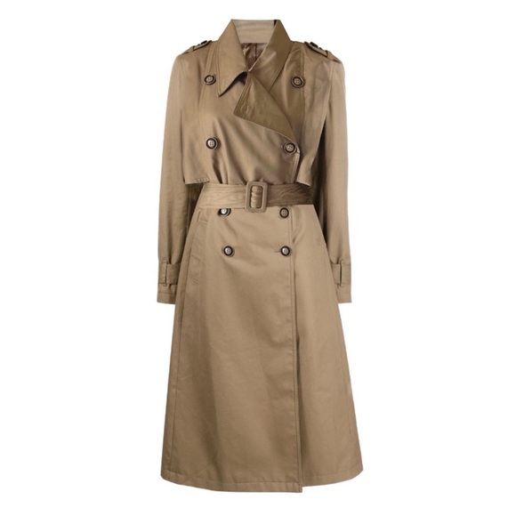 VANESSA LAB • Khaki Beige Trench Coat Driving Jacket - Picture 1 of 11